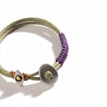 Eye of Thread - Olive Bileklik