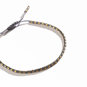 Tiny Beat - Gri Bileklik